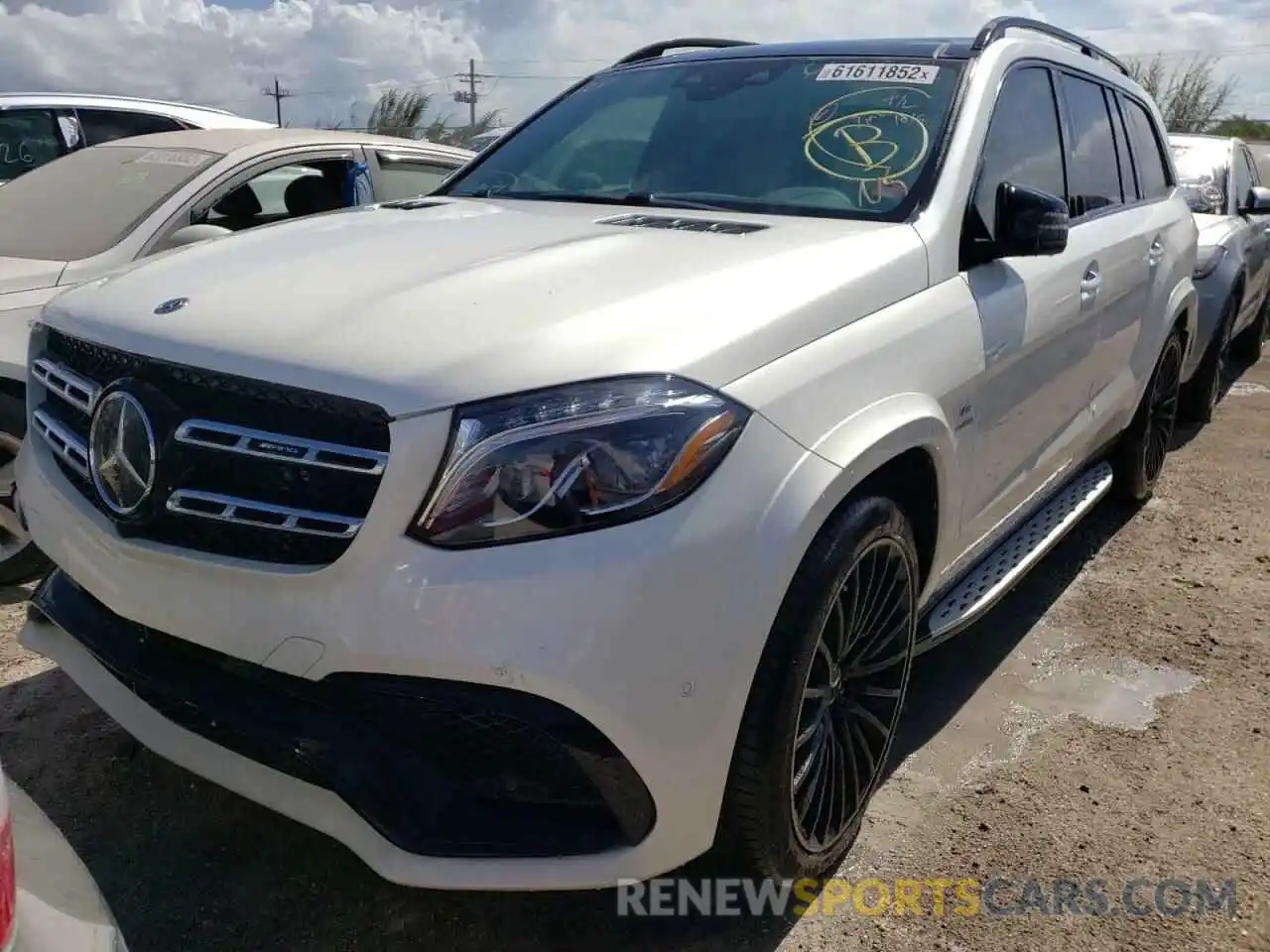 2 Photograph of a damaged car 4JGDF7FE6KB186156 MERCEDES-BENZ GLS-CLASS 2019