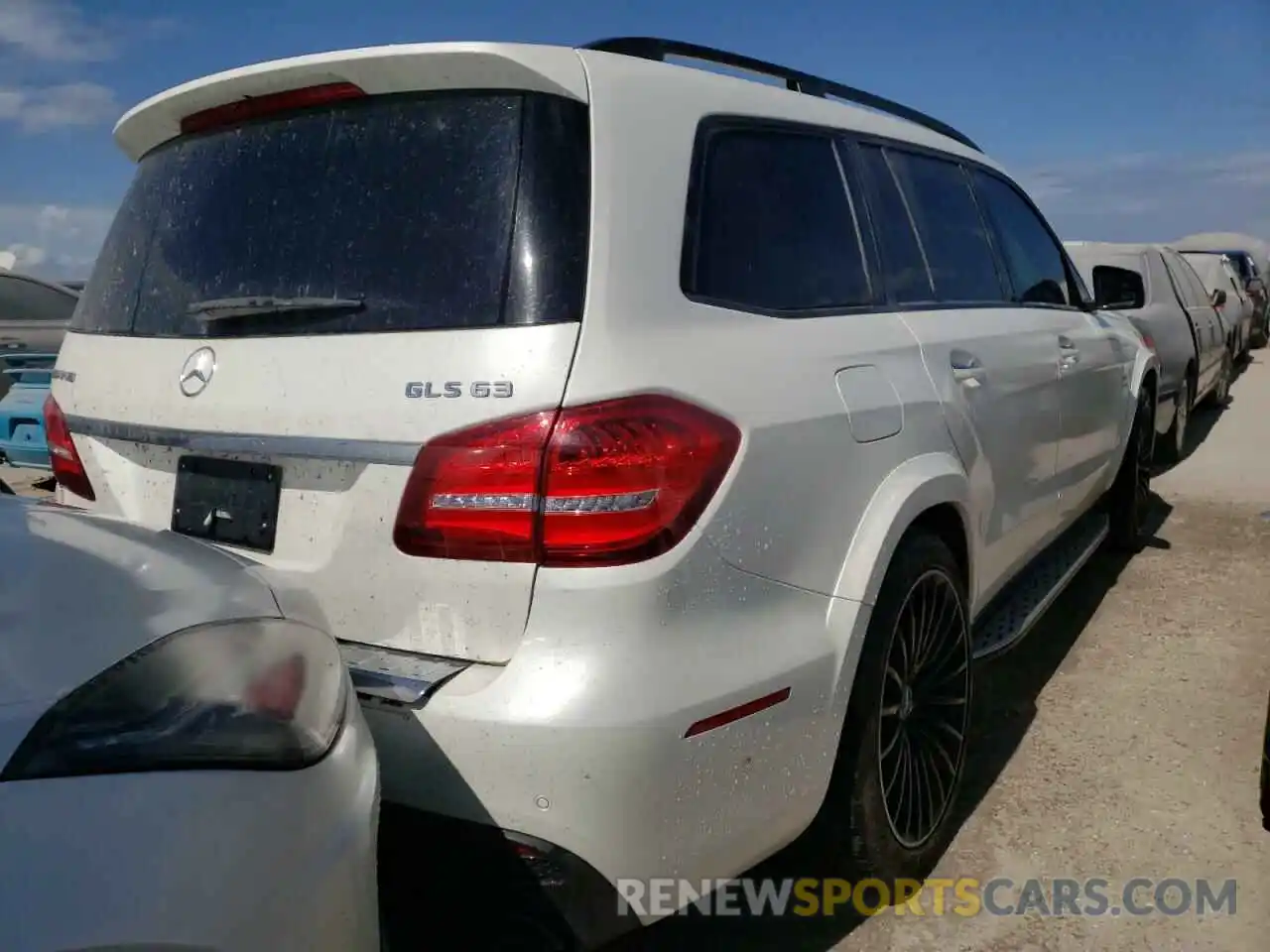 4 Photograph of a damaged car 4JGDF7FE6KB186156 MERCEDES-BENZ GLS-CLASS 2019