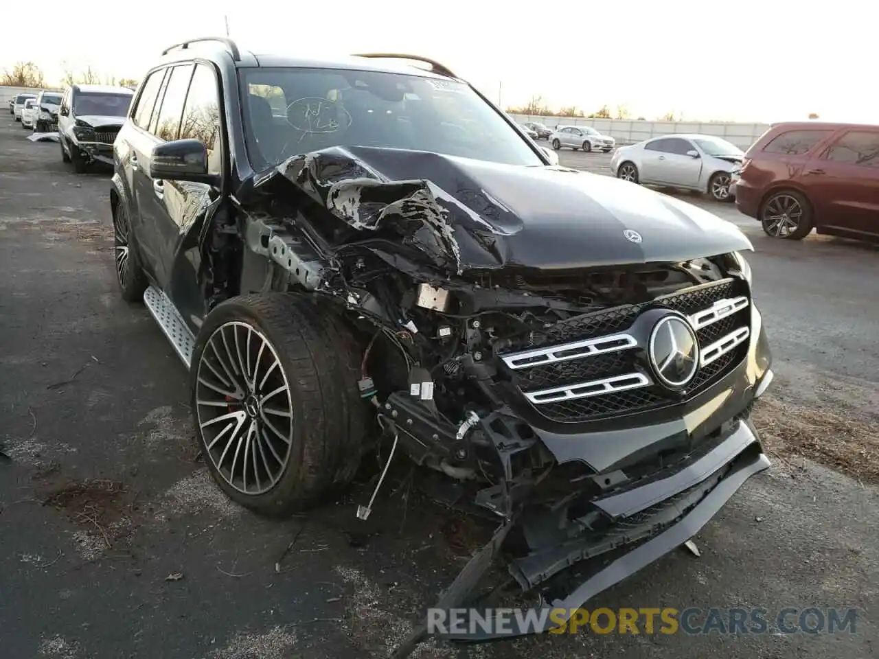 1 Photograph of a damaged car 4JGDF7FE7KB224560 MERCEDES-BENZ GLS-CLASS 2019