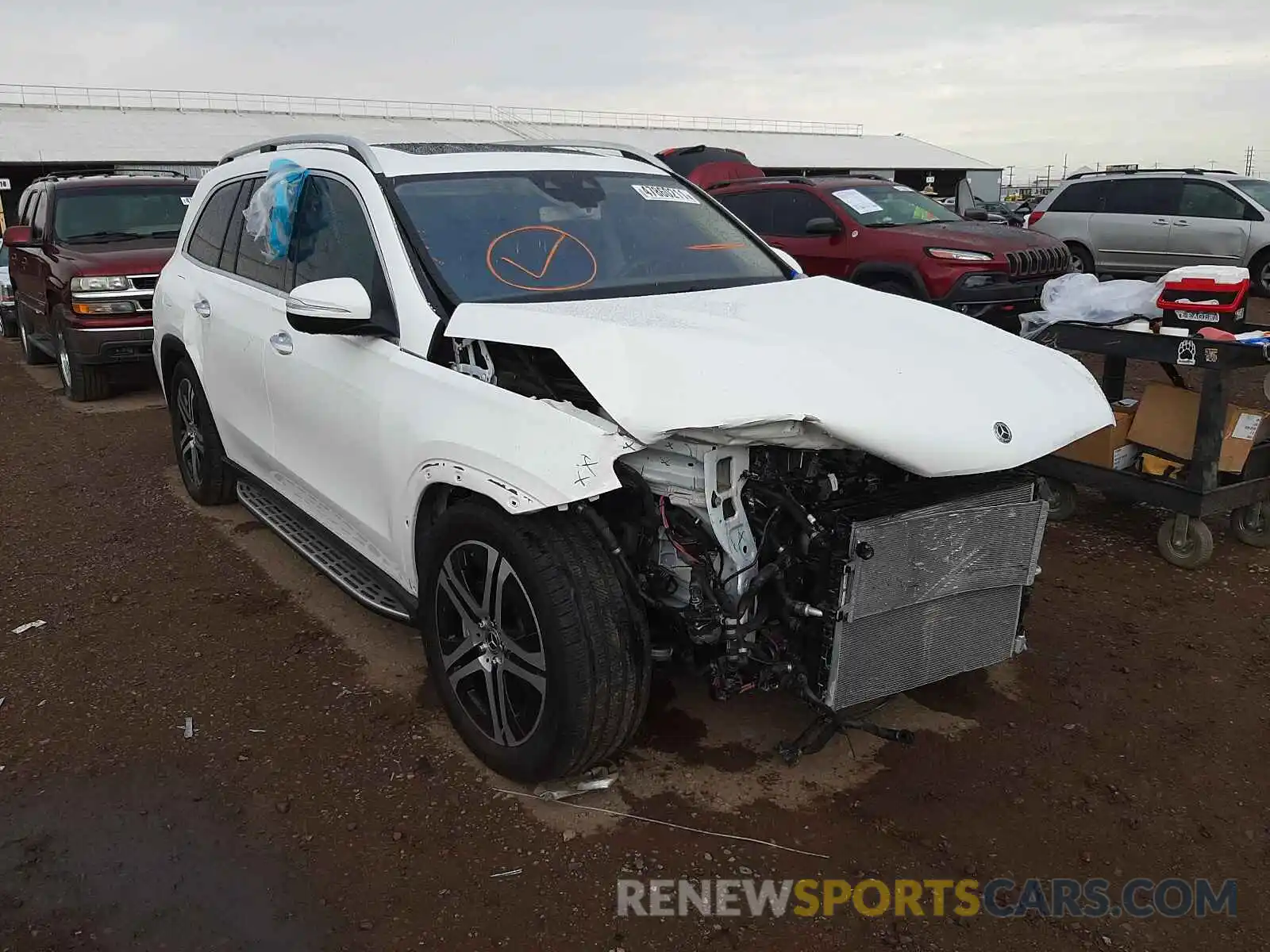 1 Photograph of a damaged car 4JGFF5KE0LA131616 MERCEDES-BENZ GLS-CLASS 2020