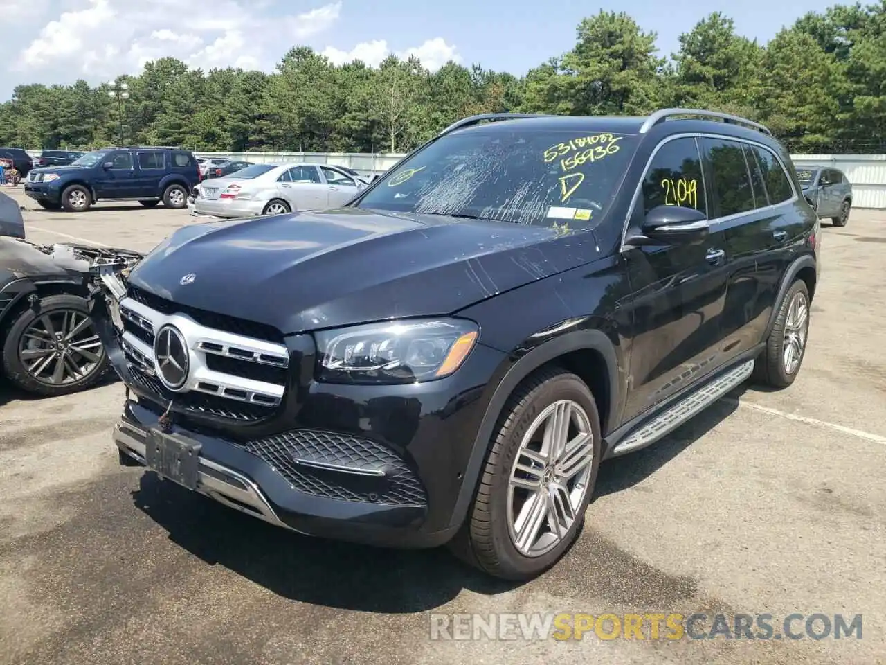 2 Photograph of a damaged car 4JGFF5KE0LA156936 MERCEDES-BENZ GLS-CLASS 2020