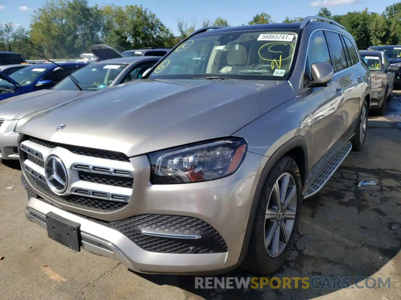 2 Photograph of a damaged car 4JGFF5KE1LA140065 MERCEDES-BENZ GLS-CLASS 2020