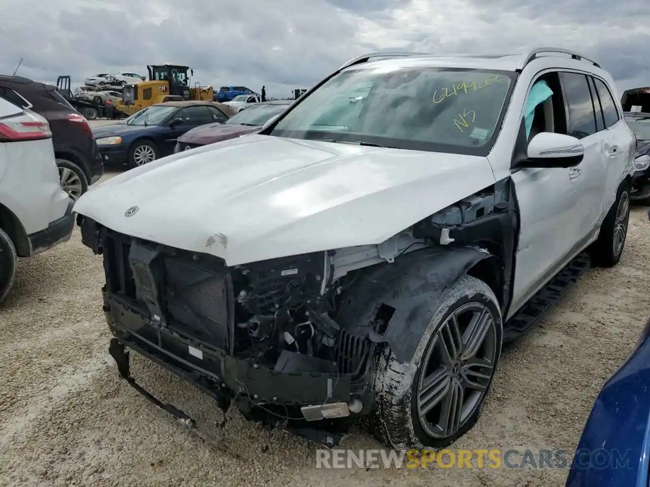 2 Photograph of a damaged car 4JGFF5KE3LA143663 MERCEDES-BENZ GLS-CLASS 2020