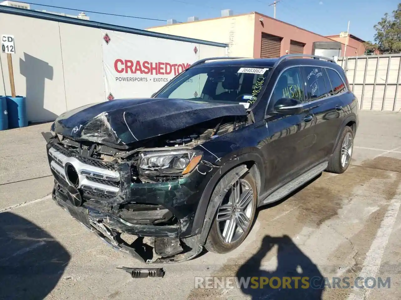 2 Photograph of a damaged car 4JGFF5KE4LA056399 MERCEDES-BENZ GLS-CLASS 2020