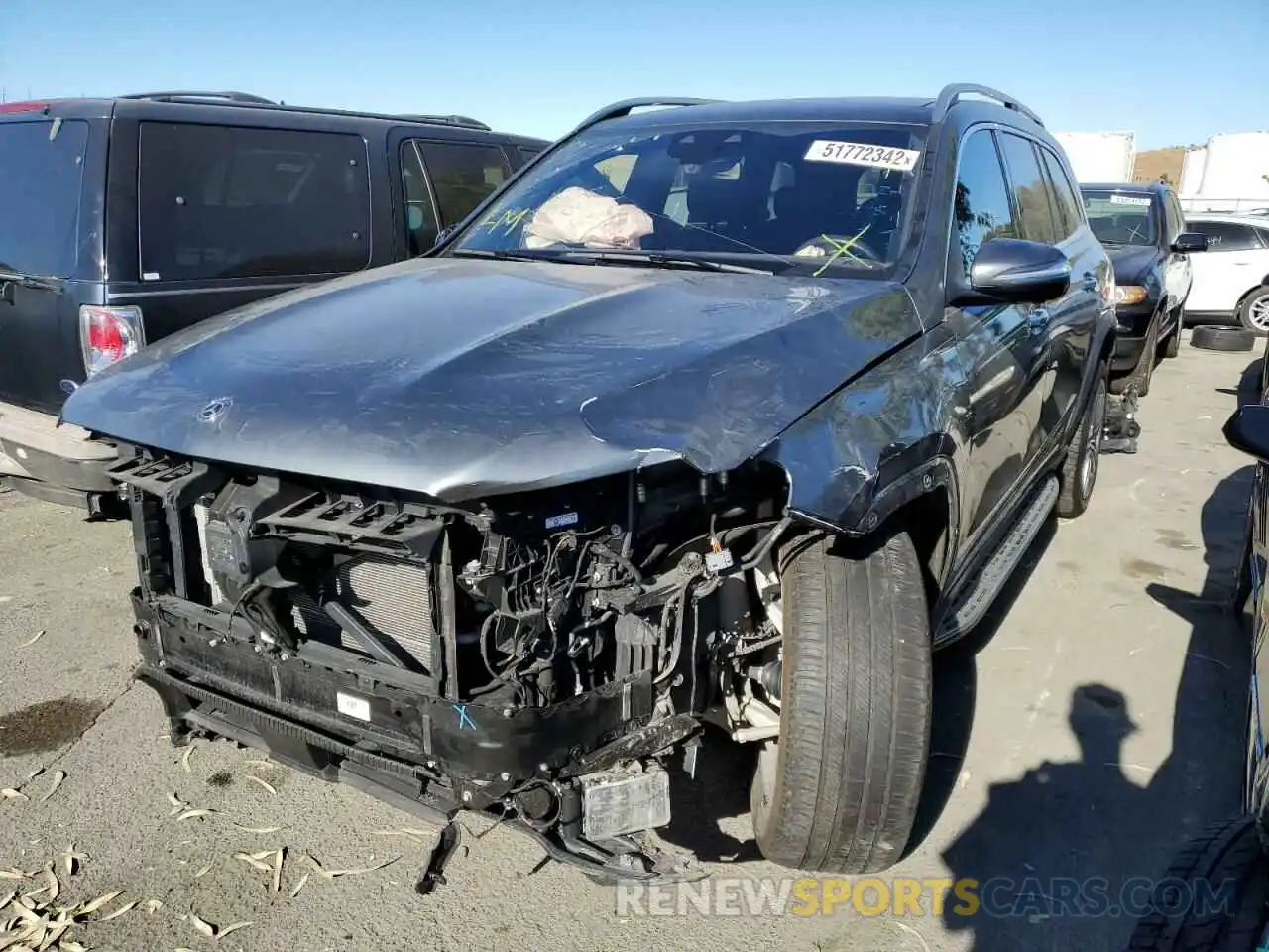 2 Photograph of a damaged car 4JGFF5KE4LA193505 MERCEDES-BENZ GLS-CLASS 2020