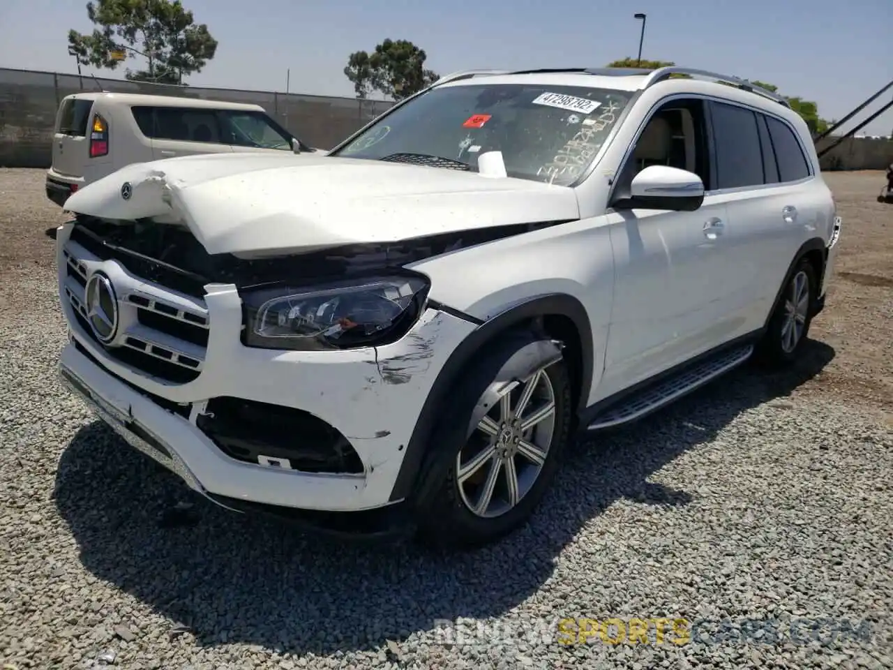 2 Photograph of a damaged car 4JGFF5KE5LA140683 MERCEDES-BENZ GLS-CLASS 2020