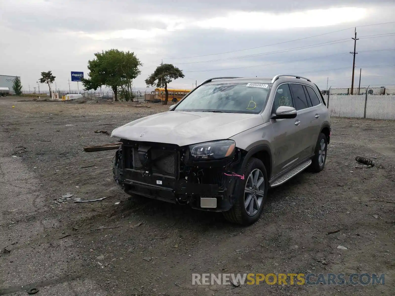 2 Photograph of a damaged car 4JGFF5KE5LA219478 MERCEDES-BENZ GLS-CLASS 2020