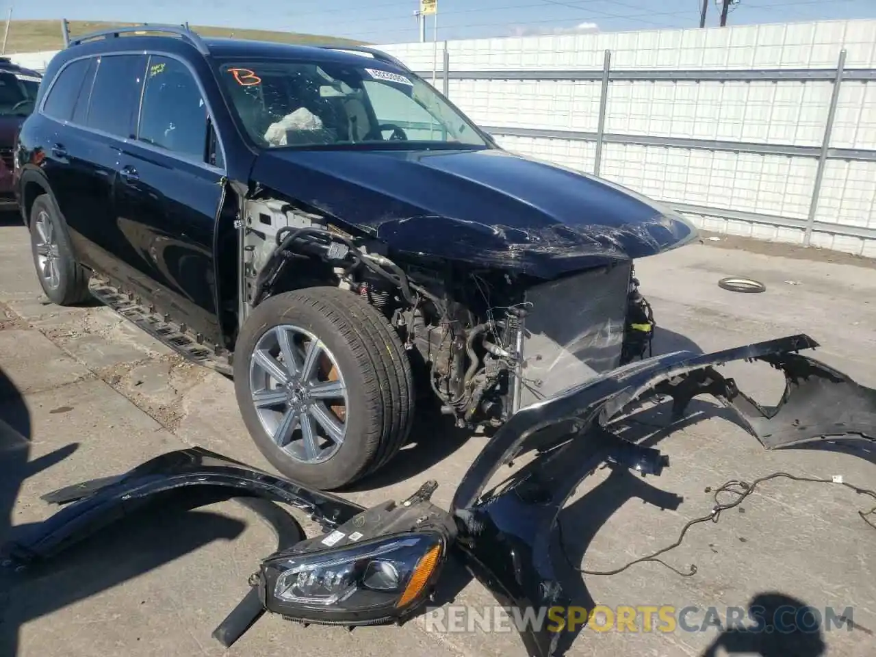 1 Photograph of a damaged car 4JGFF5KE8LA158899 MERCEDES-BENZ GLS-CLASS 2020