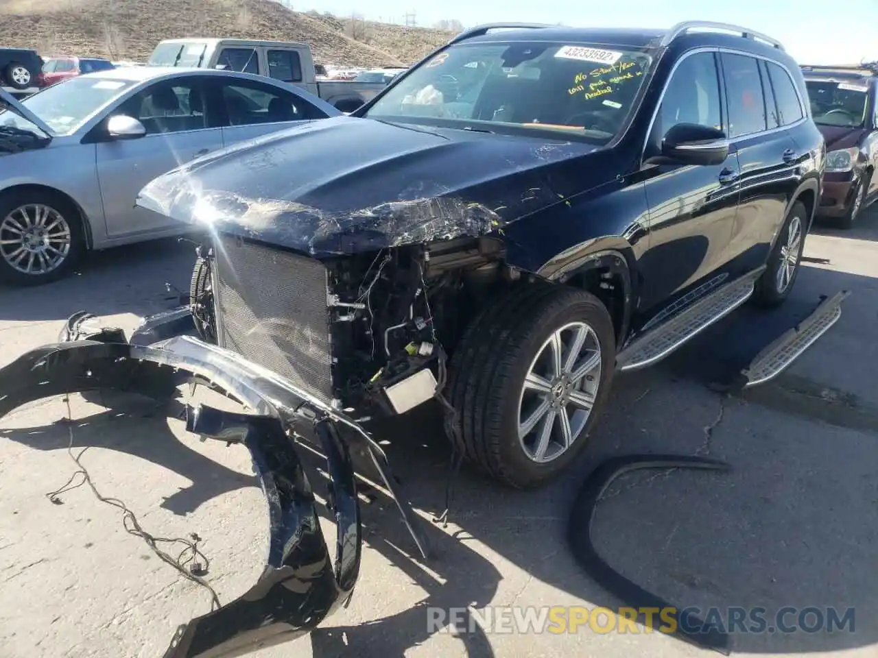 2 Photograph of a damaged car 4JGFF5KE8LA158899 MERCEDES-BENZ GLS-CLASS 2020