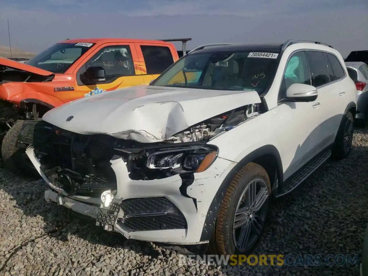 2 Photograph of a damaged car 4JGFF5KE8LA167683 MERCEDES-BENZ GLS-CLASS 2020