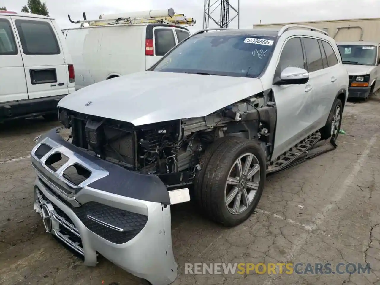 2 Photograph of a damaged car 4JGFF5KE8LA174875 MERCEDES-BENZ GLS-CLASS 2020