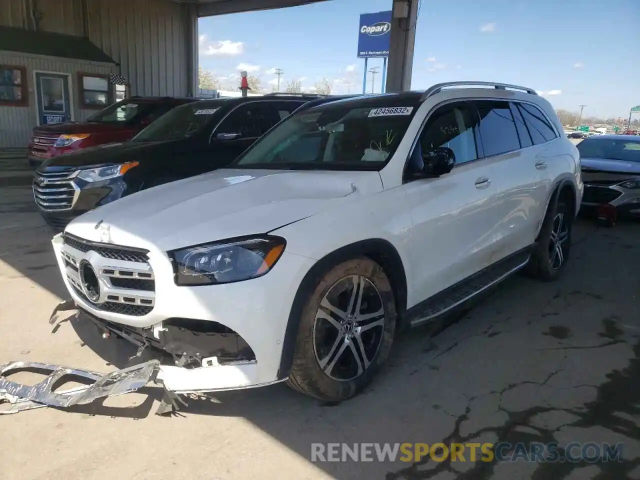 2 Photograph of a damaged car 4JGFF5KE8LA224593 MERCEDES-BENZ GLS-CLASS 2020