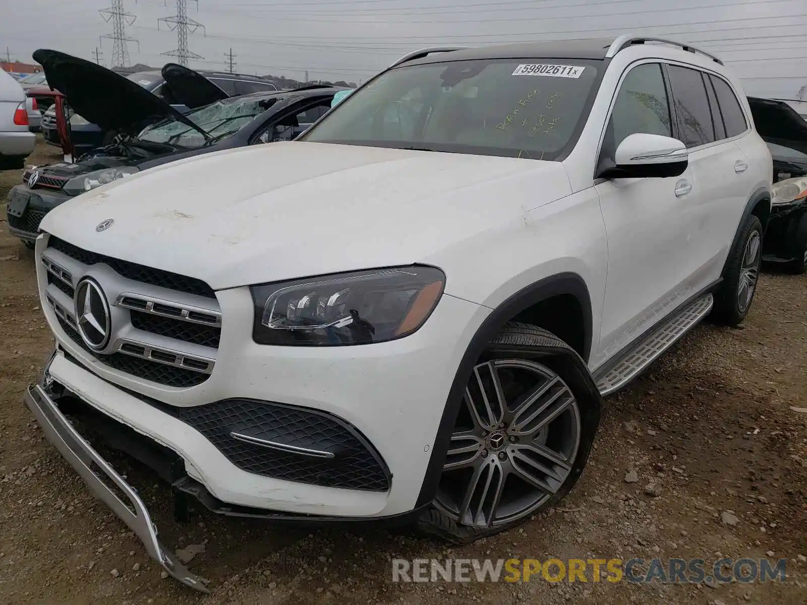 2 Photograph of a damaged car 4JGFF5KE9LA096820 MERCEDES-BENZ GLS-CLASS 2020