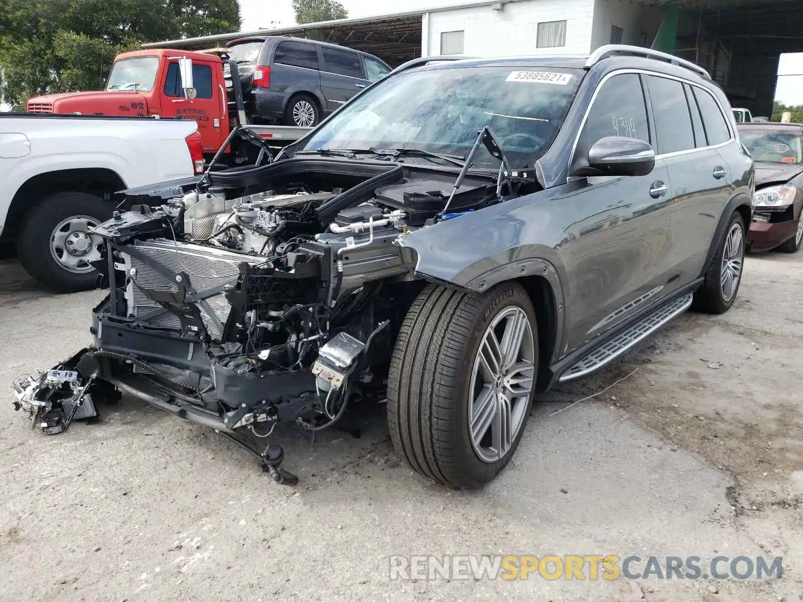 2 Photograph of a damaged car 4JGFF5KE9LA186498 MERCEDES-BENZ GLS-CLASS 2020