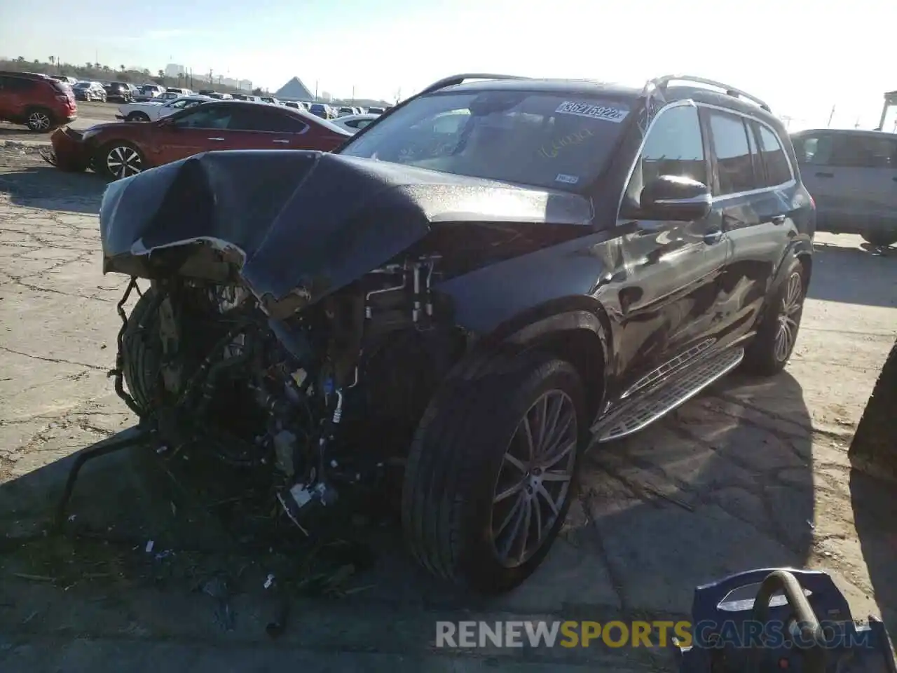 2 Photograph of a damaged car 4JGFF8GEXLA164424 MERCEDES-BENZ GLS-CLASS 2020