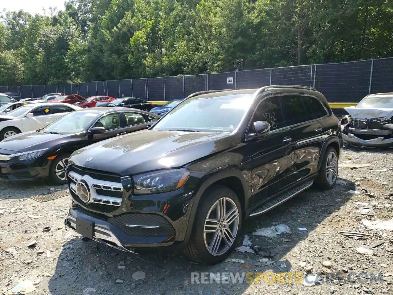 2 Photograph of a damaged car 4JGFF5KE0MA528258 MERCEDES-BENZ GLS-CLASS 2021