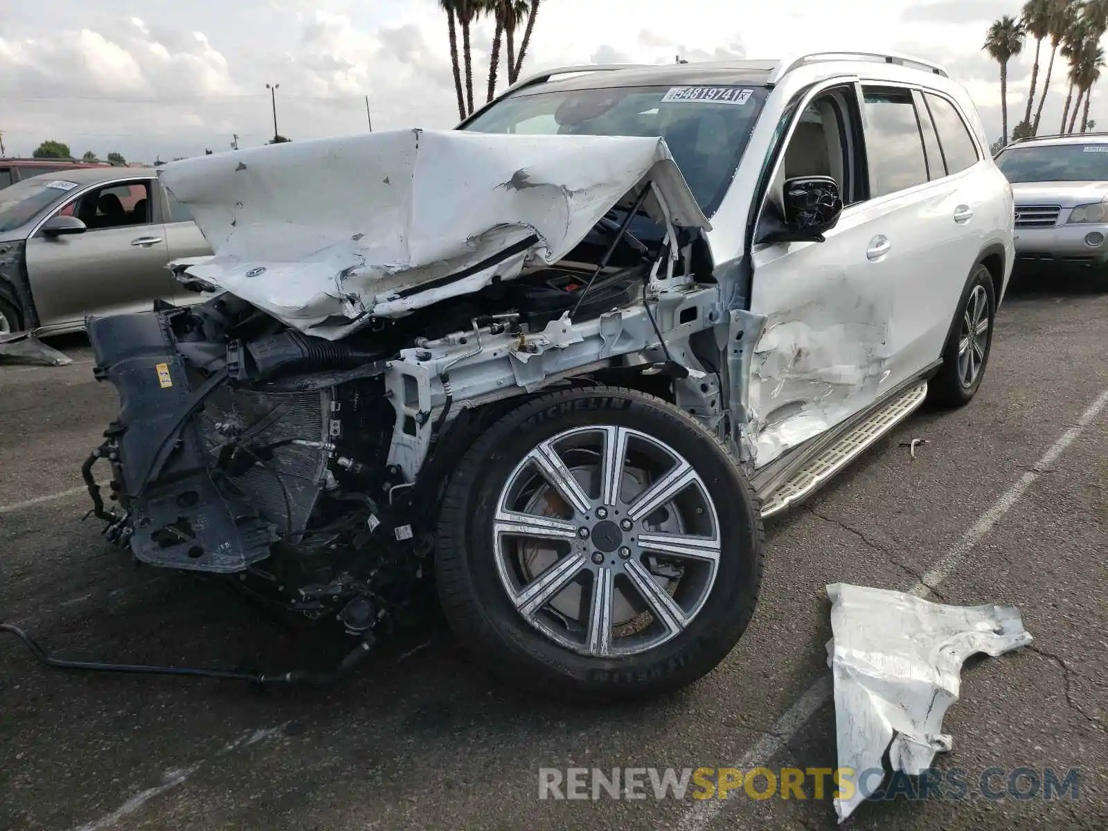 2 Photograph of a damaged car 4JGFF5KE1MA393338 MERCEDES-BENZ GLS-CLASS 2021