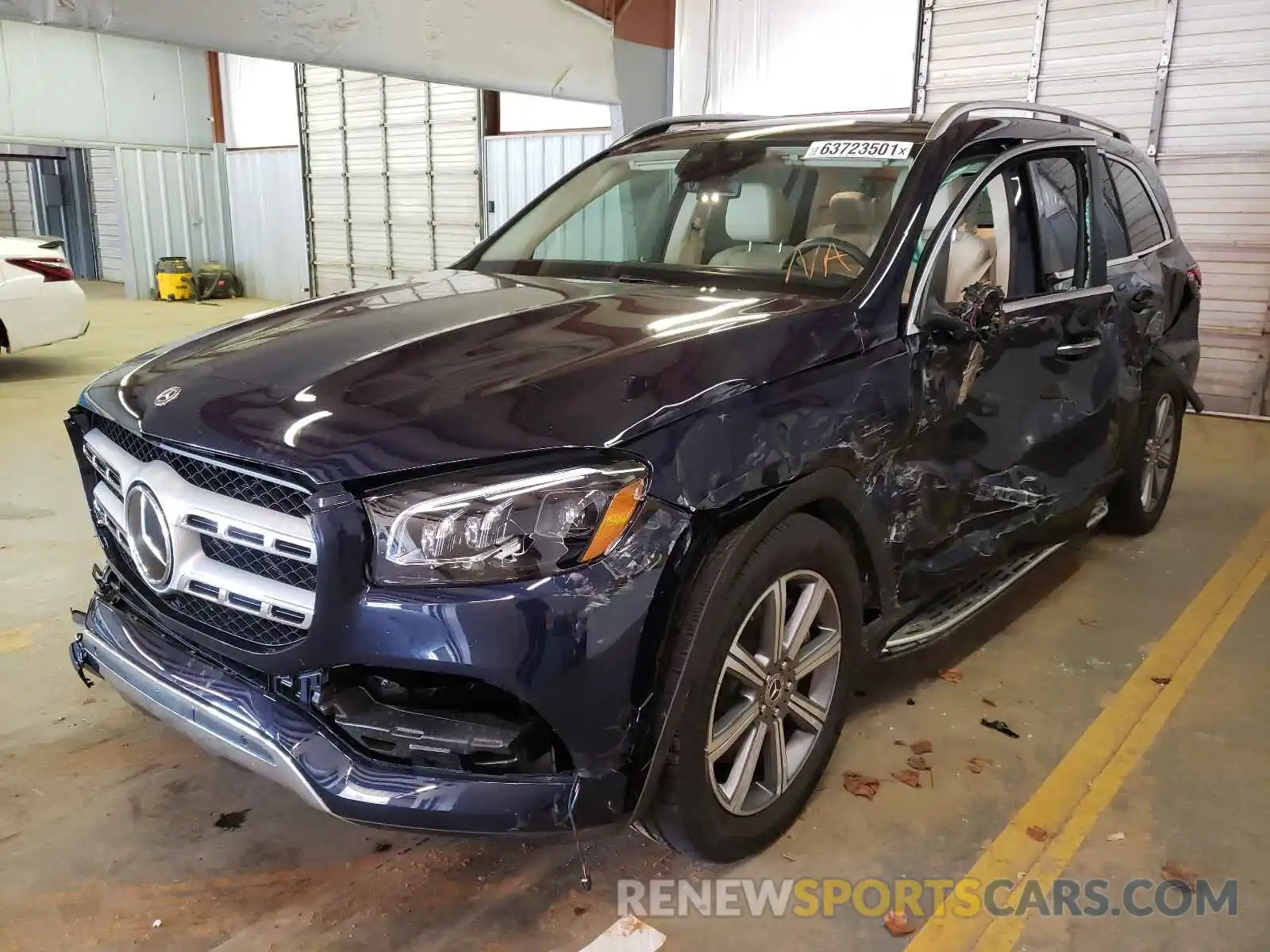 2 Photograph of a damaged car 4JGFF5KE1MA414544 MERCEDES-BENZ GLS-CLASS 2021