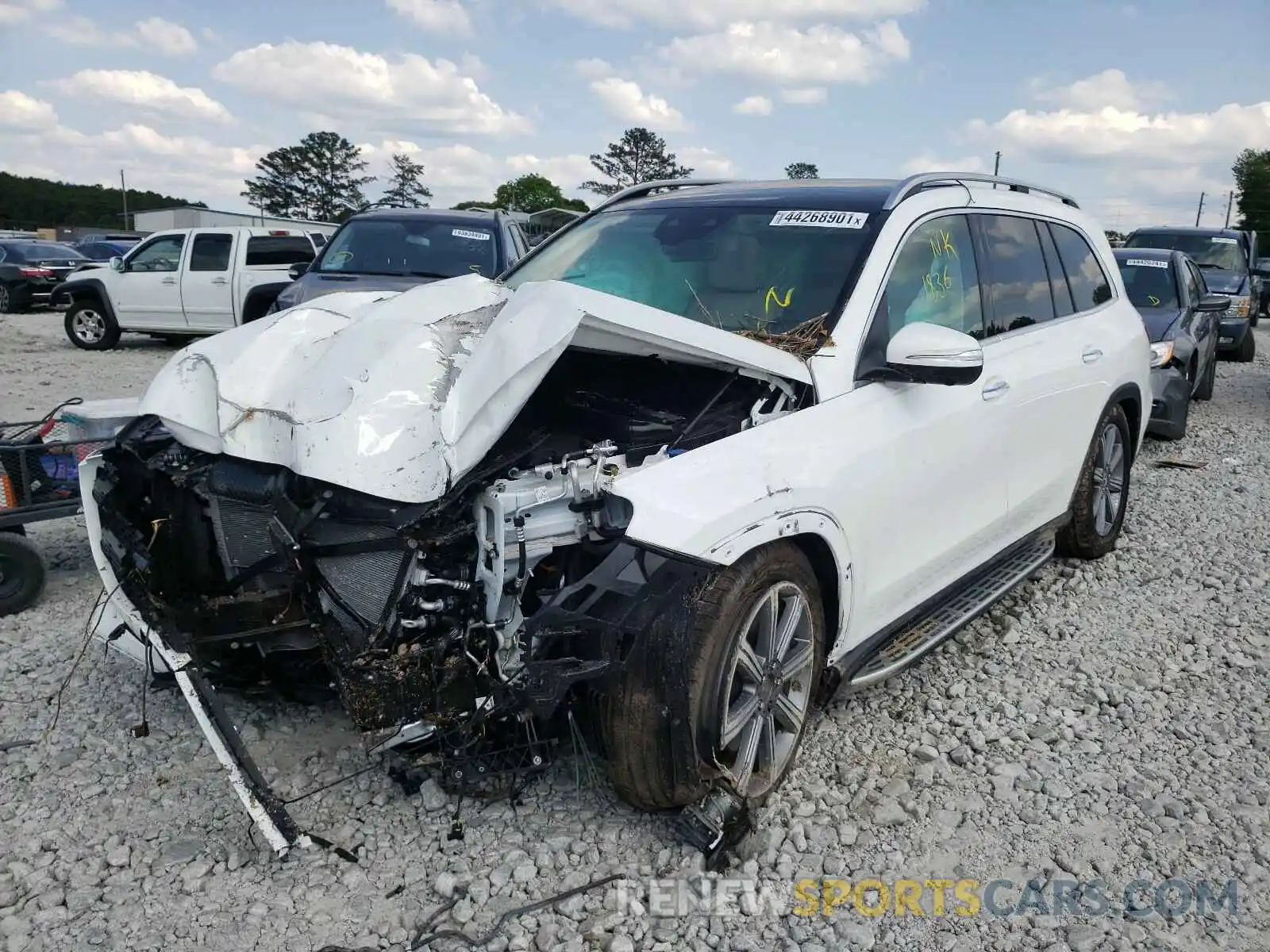 2 Photograph of a damaged car 4JGFF5KE1MA424541 MERCEDES-BENZ GLS-CLASS 2021