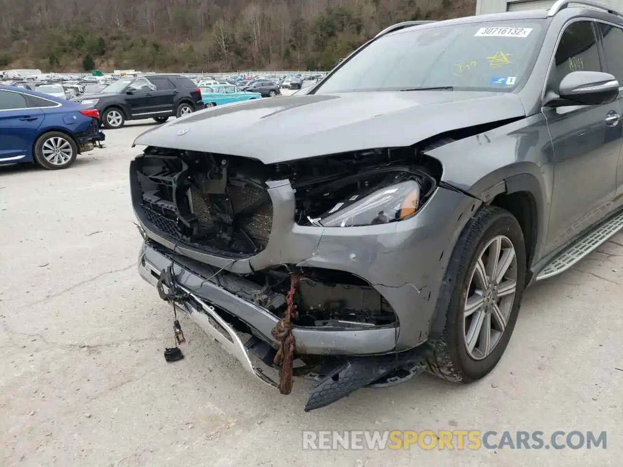 9 Photograph of a damaged car 4JGFF5KE2MA438996 MERCEDES-BENZ GLS-CLASS 2021