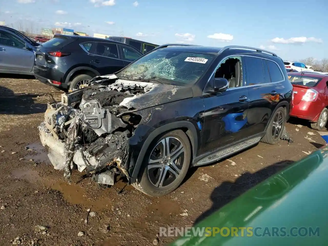 1 Photograph of a damaged car 4JGFF5KE2MA465292 MERCEDES-BENZ GLS-CLASS 2021