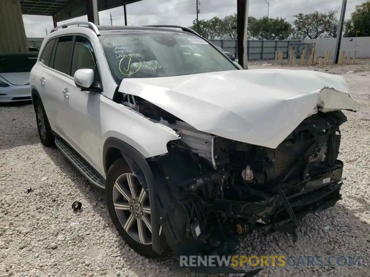 1 Photograph of a damaged car 4JGFF5KE3MA379716 MERCEDES-BENZ GLS-CLASS 2021