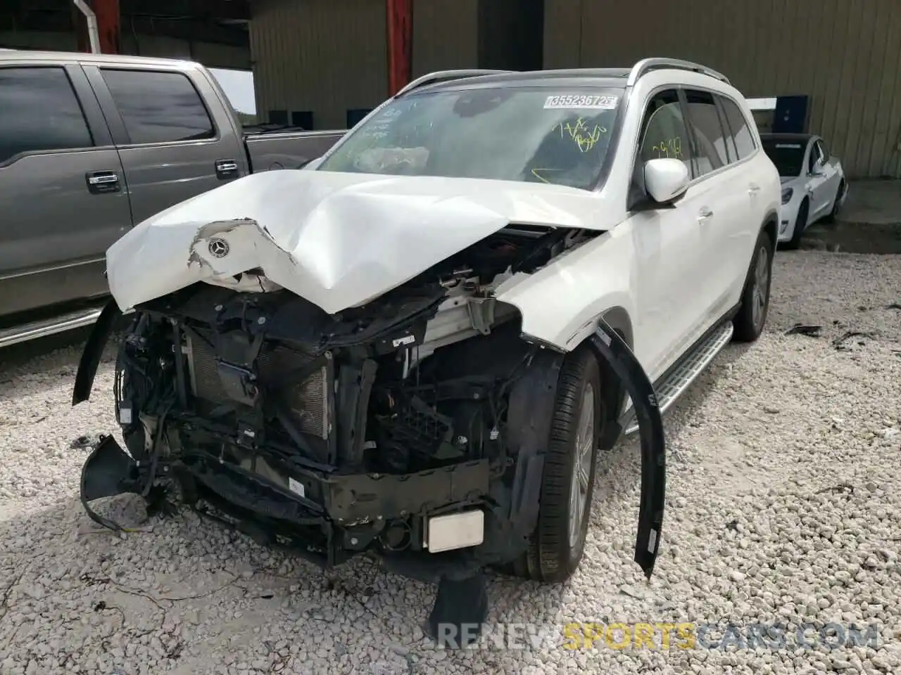 2 Photograph of a damaged car 4JGFF5KE3MA379716 MERCEDES-BENZ GLS-CLASS 2021