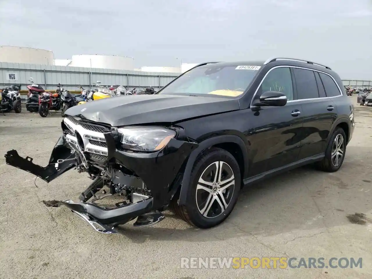 2 Photograph of a damaged car 4JGFF5KE3MA570214 MERCEDES-BENZ GLS-CLASS 2021