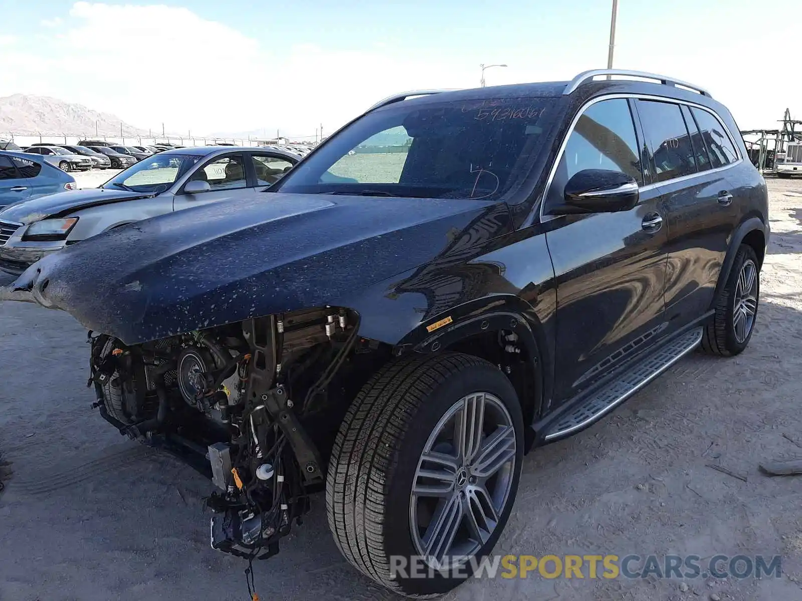 2 Photograph of a damaged car 4JGFF5KE4MA468954 MERCEDES-BENZ GLS-CLASS 2021