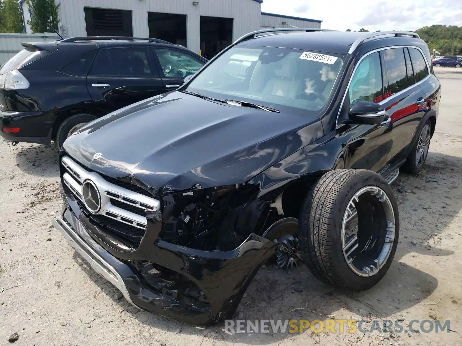 2 Photograph of a damaged car 4JGFF5KE5MA420363 MERCEDES-BENZ GLS-CLASS 2021