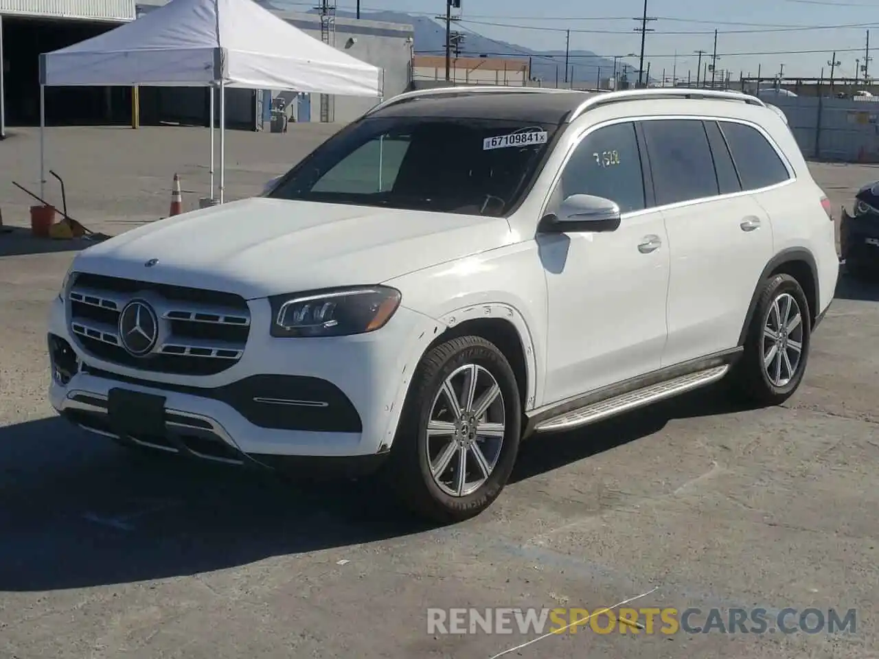 2 Photograph of a damaged car 4JGFF5KE6MA390791 MERCEDES-BENZ GLS-CLASS 2021