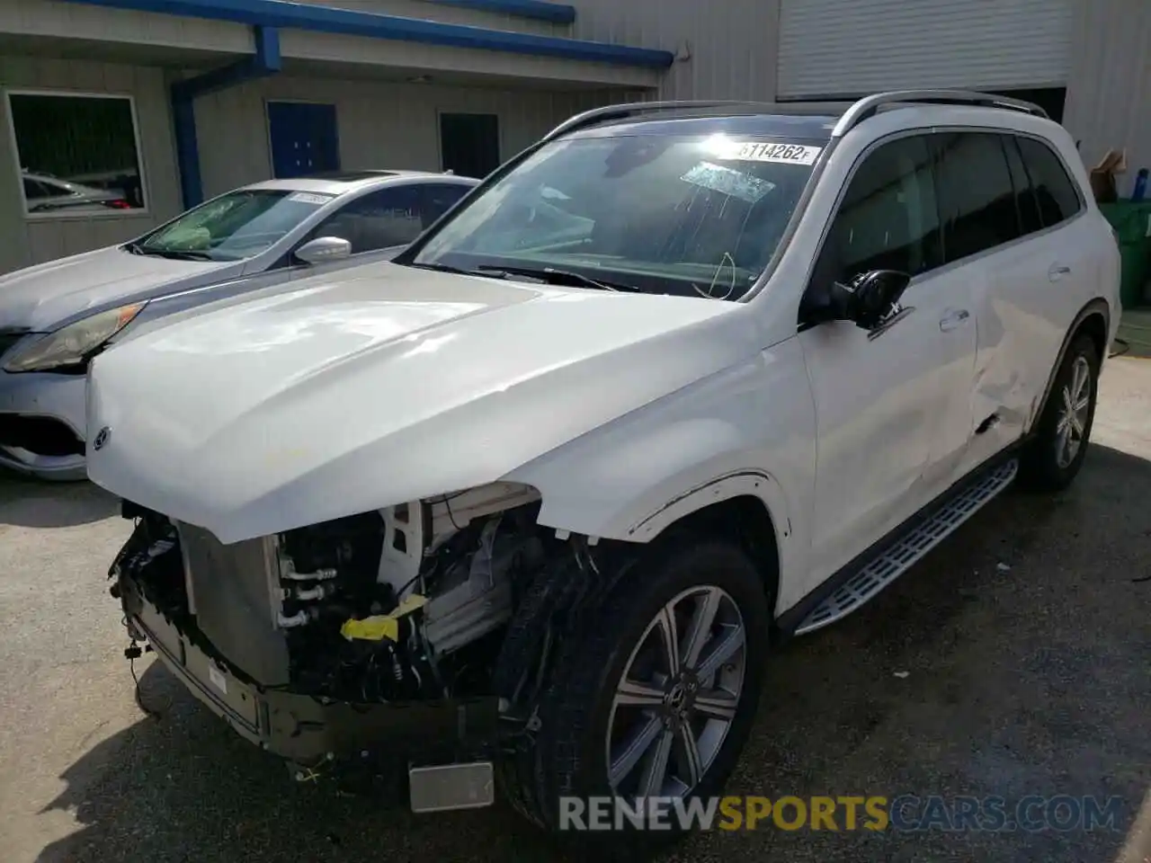 2 Photograph of a damaged car 4JGFF5KE9MA329452 MERCEDES-BENZ GLS-CLASS 2021