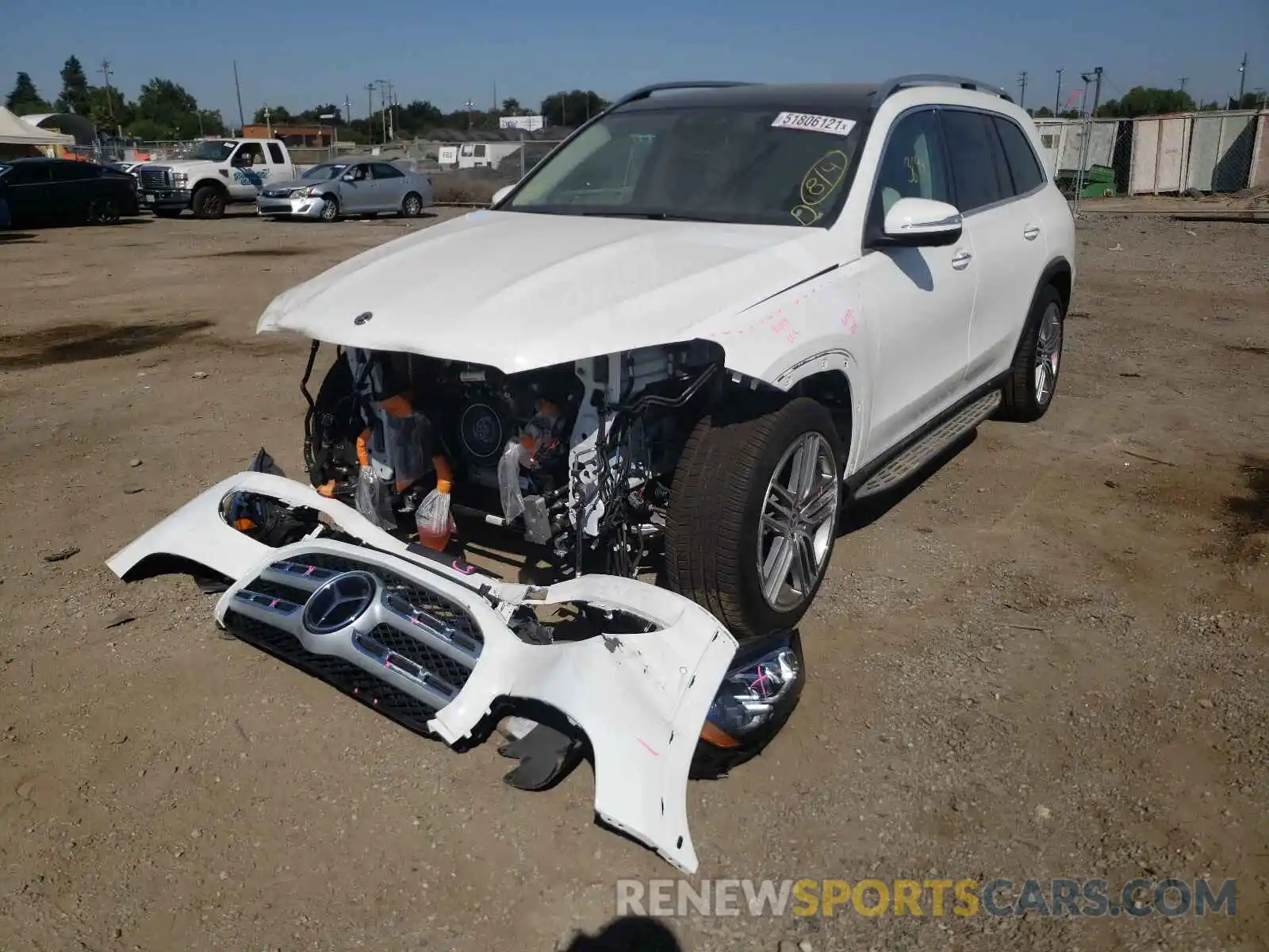 2 Photograph of a damaged car 4JGFF5KE9MA401766 MERCEDES-BENZ GLS-CLASS 2021