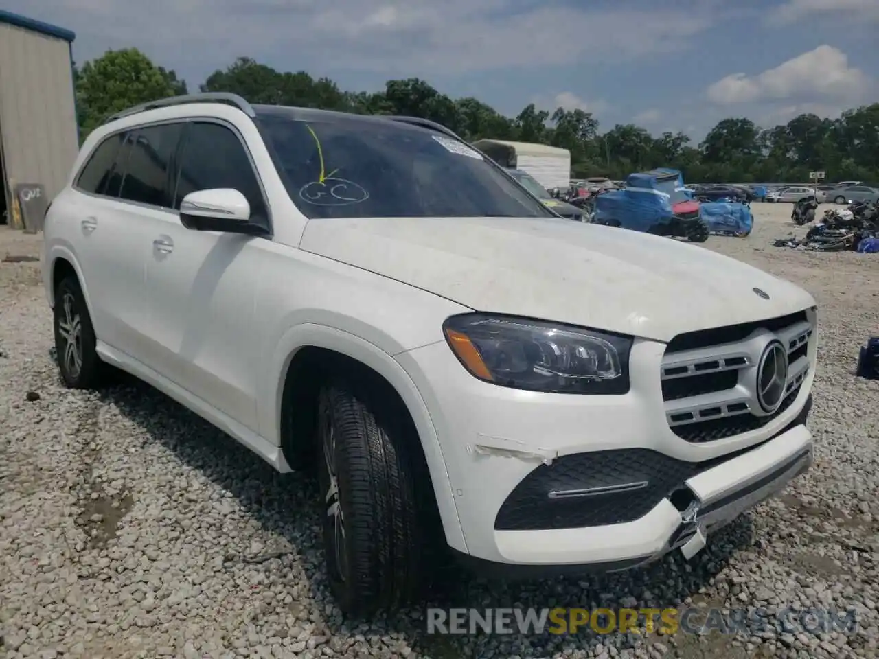 1 Photograph of a damaged car 4JGFF5KE9MA441121 MERCEDES-BENZ GLS-CLASS 2021