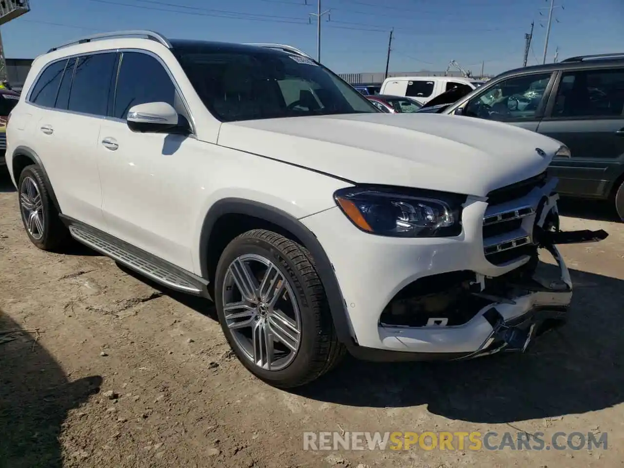 1 Photograph of a damaged car 4JGFF5KE9MA550565 MERCEDES-BENZ GLS-CLASS 2021