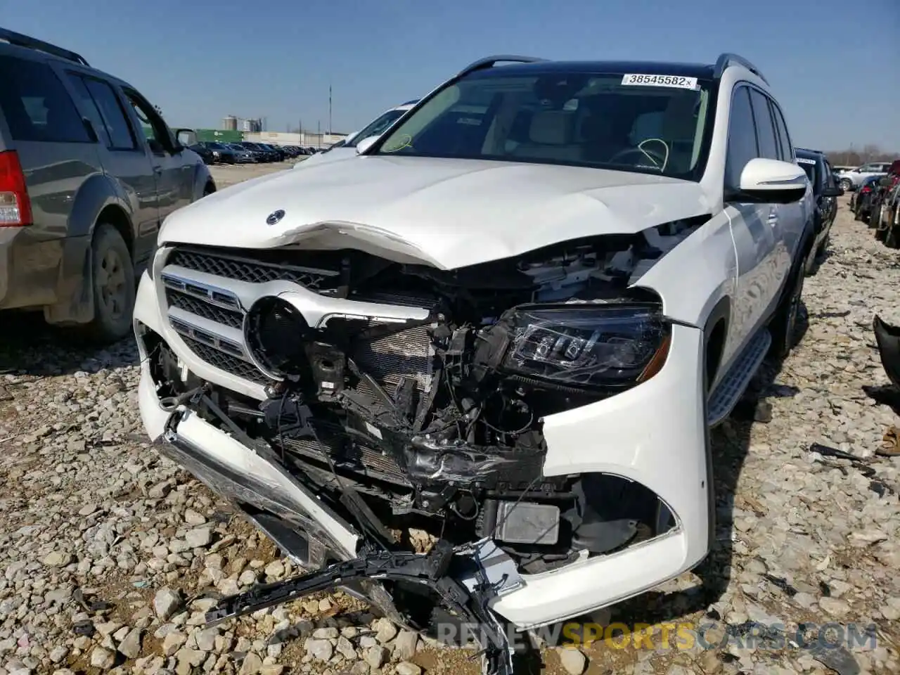 2 Photograph of a damaged car 4JGFF5KE9MA550565 MERCEDES-BENZ GLS-CLASS 2021