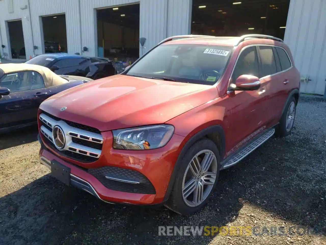 2 Photograph of a damaged car 4JGFF5KEXMA309565 MERCEDES-BENZ GLS-CLASS 2021