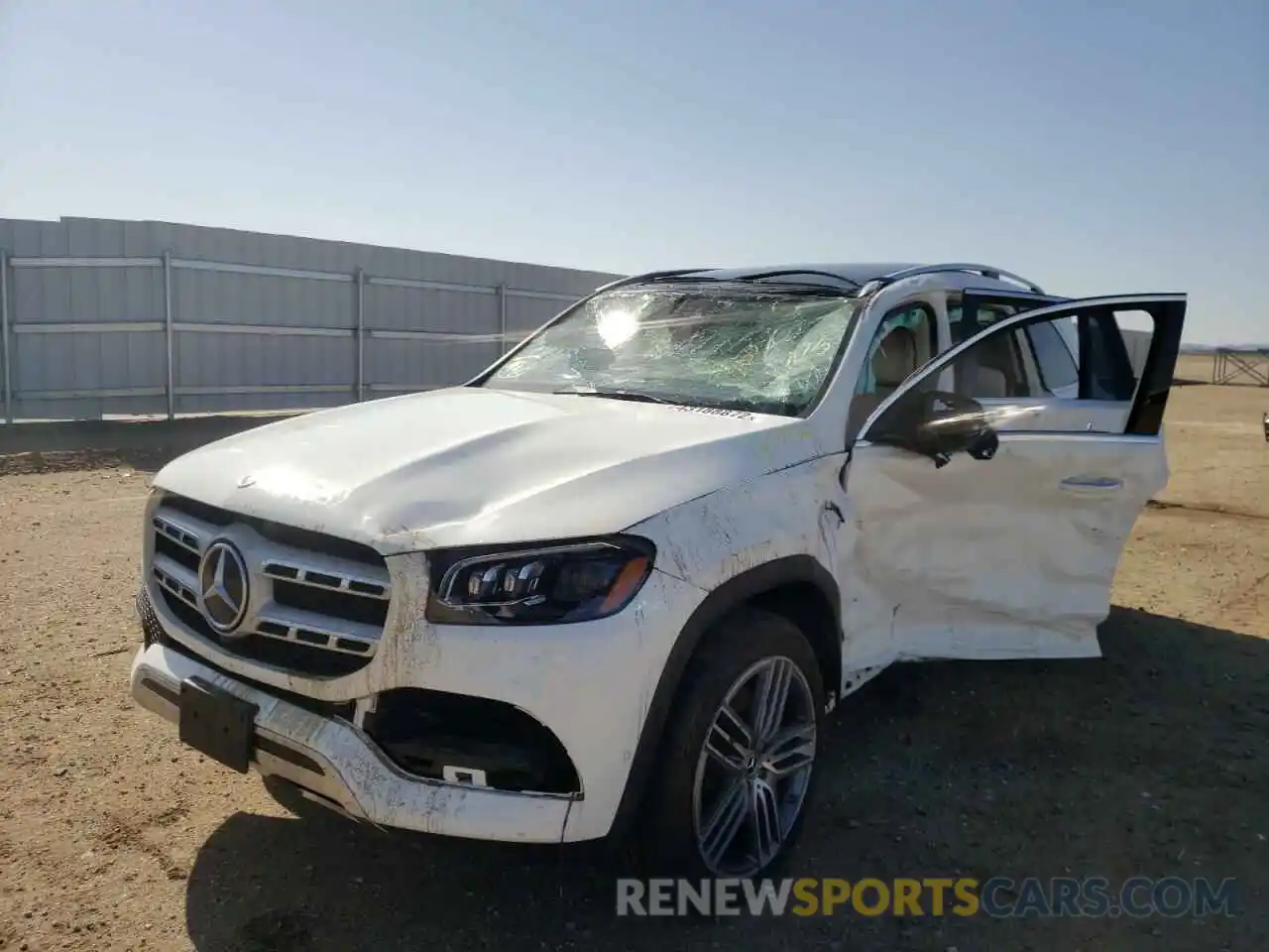 2 Photograph of a damaged car 4JGFF5KEXMA397453 MERCEDES-BENZ GLS-CLASS 2021