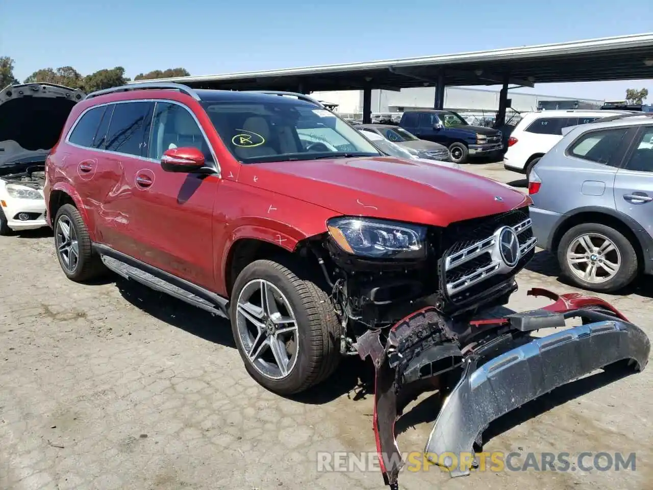 1 Photograph of a damaged car 4JGFF8GE1MA487472 MERCEDES-BENZ GLS-CLASS 2021