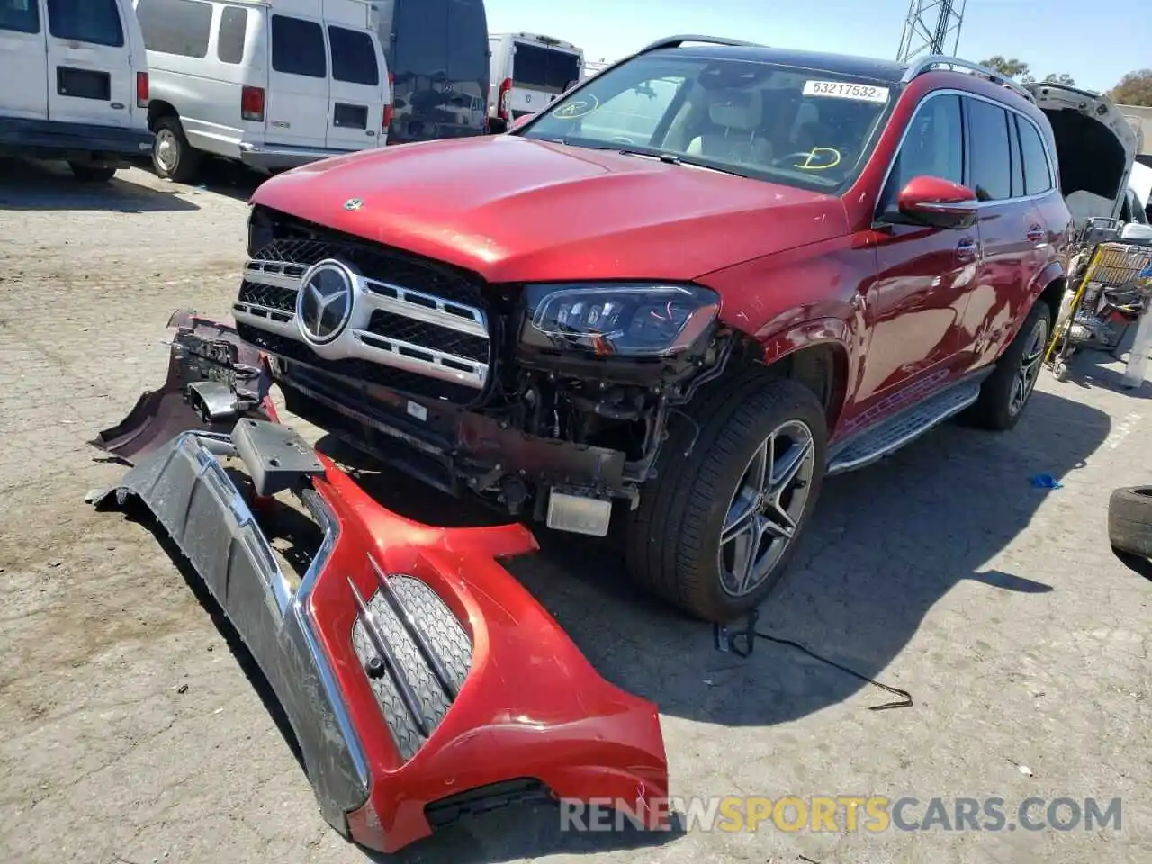 2 Photograph of a damaged car 4JGFF8GE1MA487472 MERCEDES-BENZ GLS-CLASS 2021