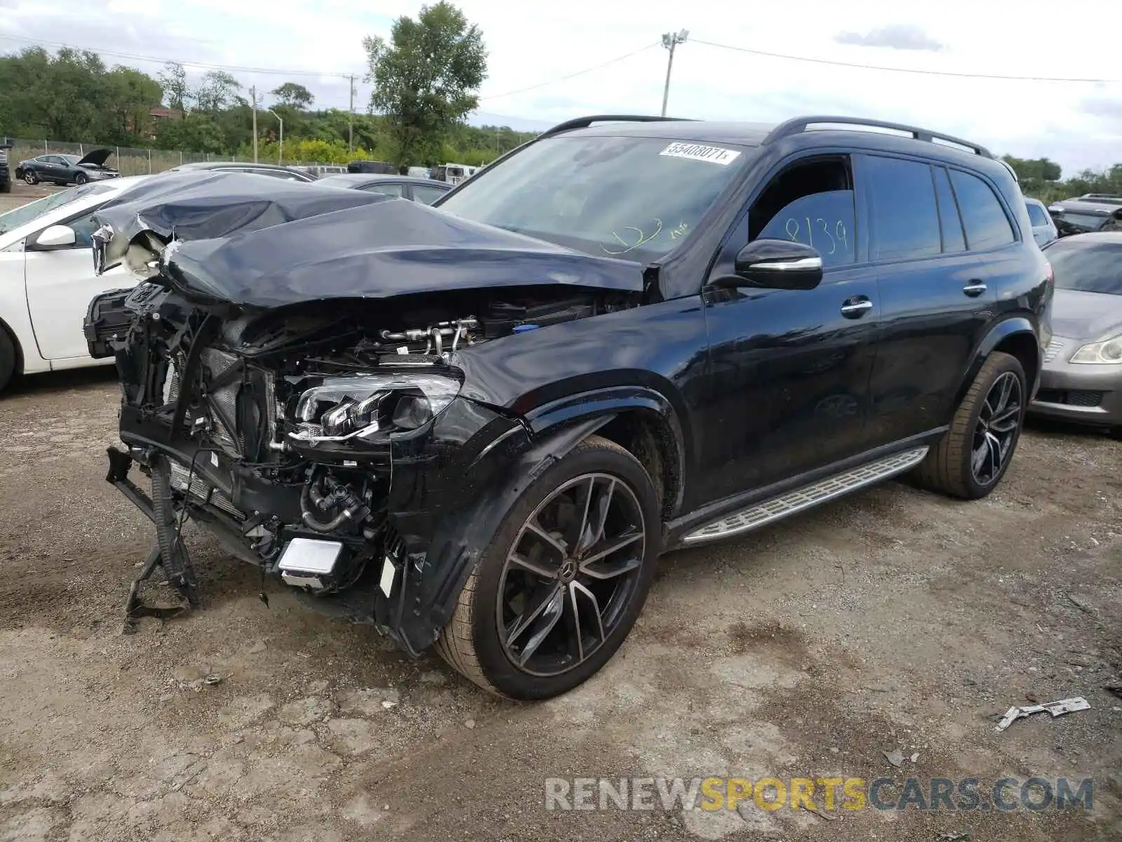 2 Photograph of a damaged car 4JGFF8GE7MA435425 MERCEDES-BENZ GLS-CLASS 2021