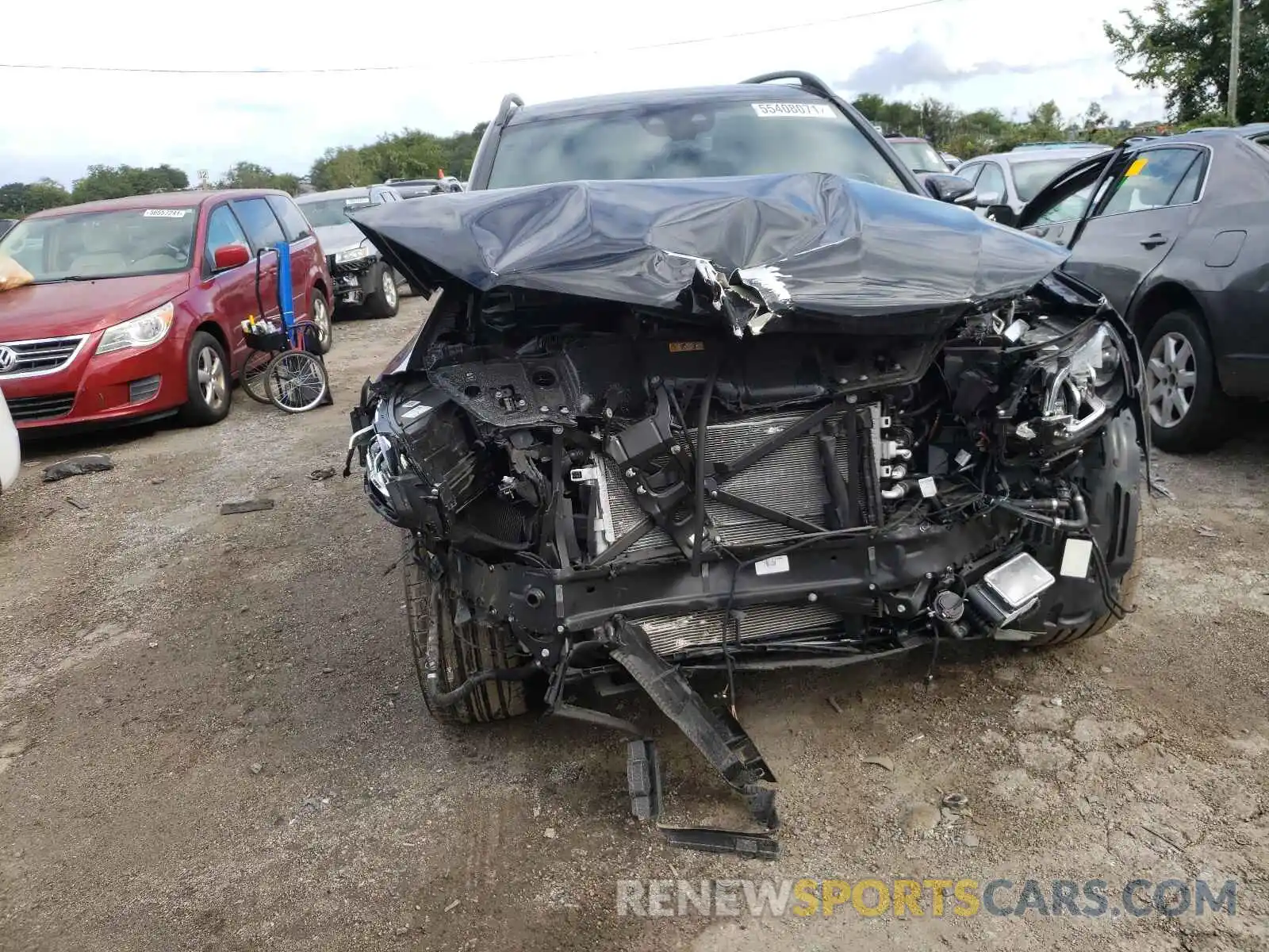 9 Photograph of a damaged car 4JGFF8GE7MA435425 MERCEDES-BENZ GLS-CLASS 2021