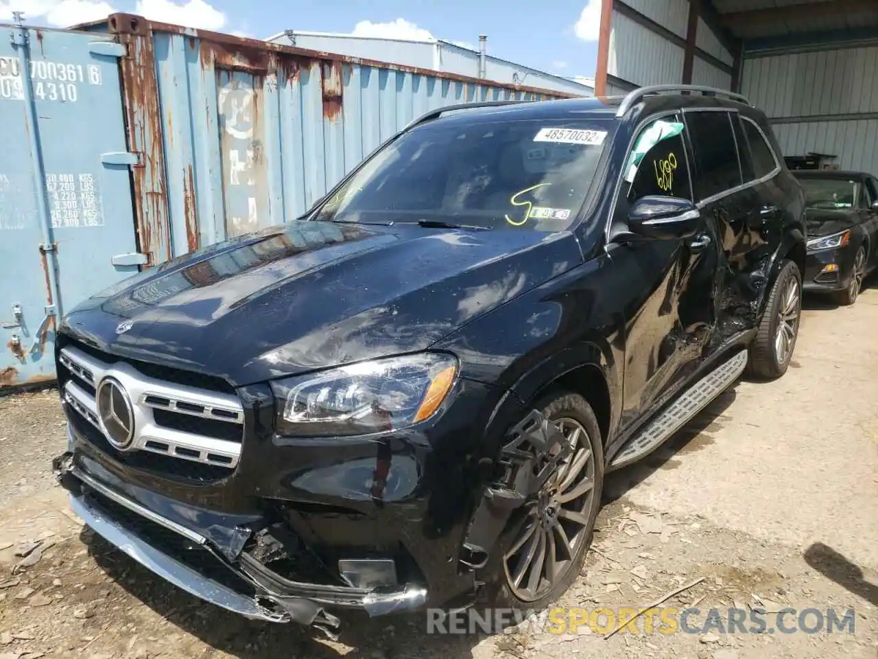 2 Photograph of a damaged car 4JGFF8GE8MA445719 MERCEDES-BENZ GLS-CLASS 2021