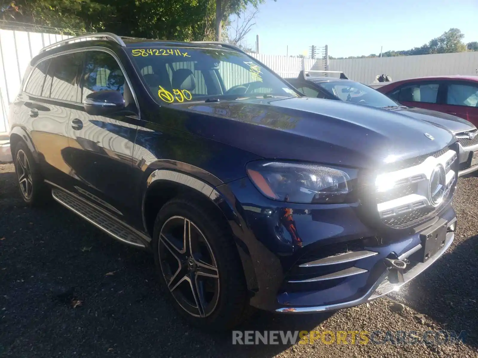 1 Photograph of a damaged car 4JGFF8GEXMA439291 MERCEDES-BENZ GLS-CLASS 2021