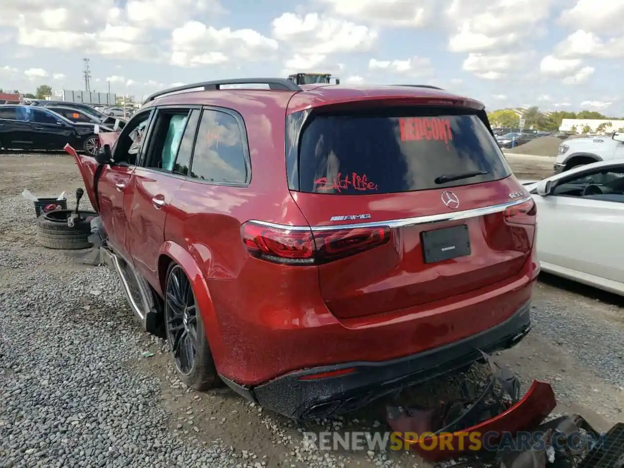 3 Photograph of a damaged car 4JGFF8KE0MA360705 MERCEDES-BENZ GLS-CLASS 2021