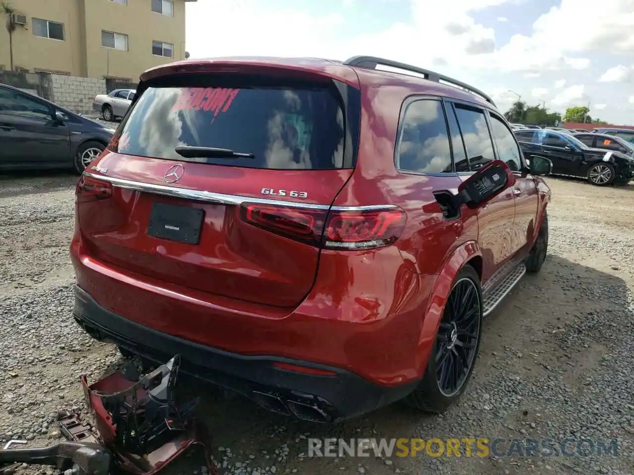 4 Photograph of a damaged car 4JGFF8KE0MA360705 MERCEDES-BENZ GLS-CLASS 2021