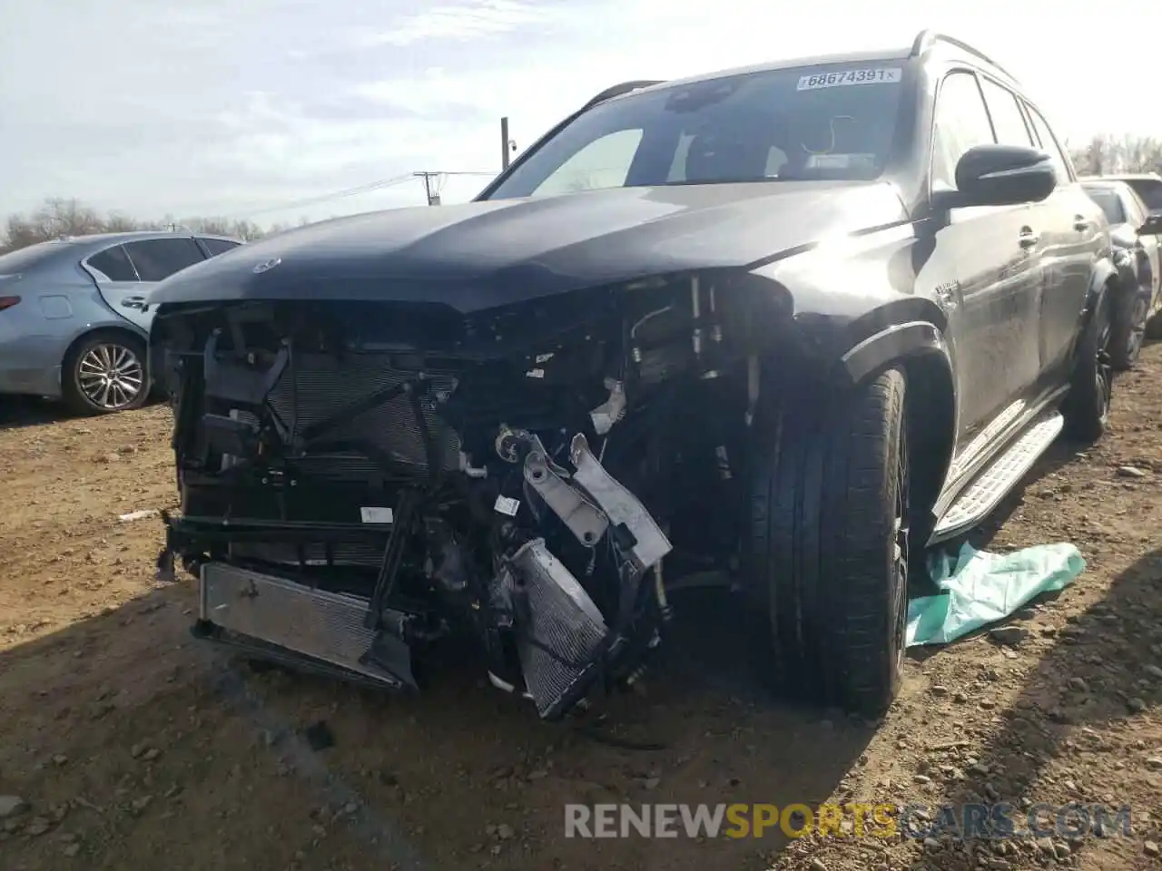 2 Photograph of a damaged car 4JGFF8KE0MA372868 MERCEDES-BENZ GLS-CLASS 2021