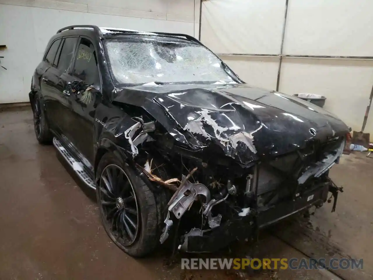 1 Photograph of a damaged car 4JGFF8KE0MA566641 MERCEDES-BENZ GLS-CLASS 2021