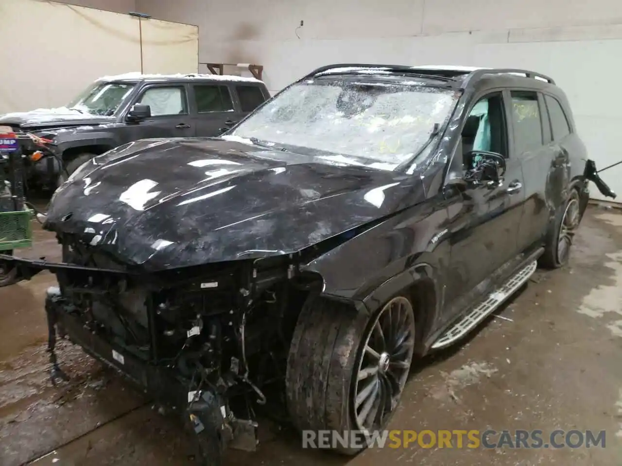 2 Photograph of a damaged car 4JGFF8KE0MA566641 MERCEDES-BENZ GLS-CLASS 2021