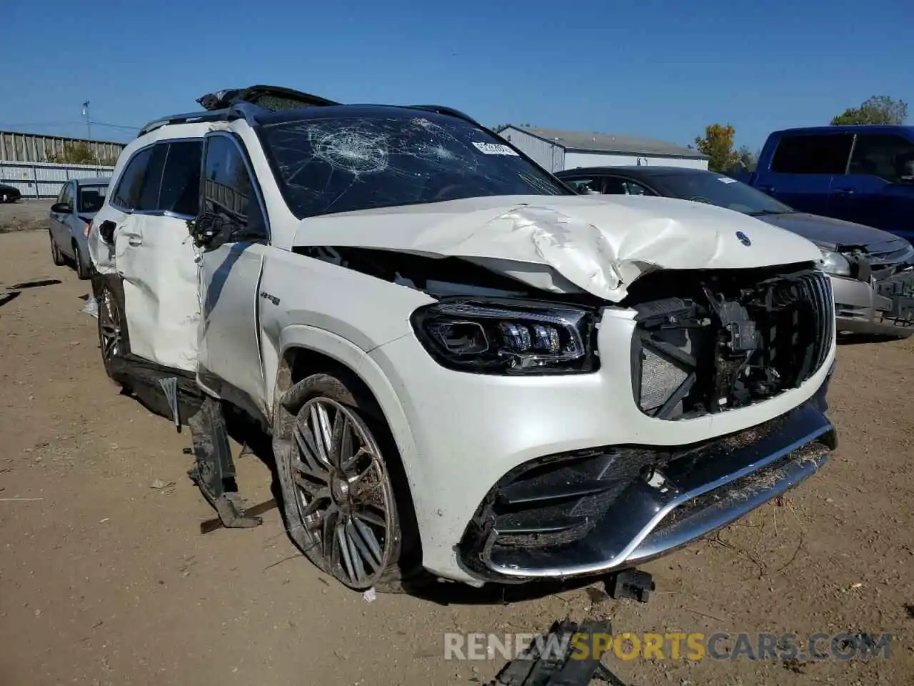 1 Photograph of a damaged car 4JGFF8KE5MA277481 MERCEDES-BENZ GLS-CLASS 2021